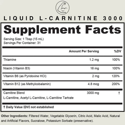 Syntropicly™ Liquid L-Carnitine 3000 MG