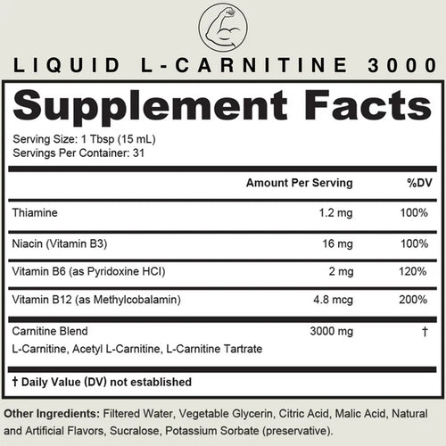 Syntropicly™ Liquid L-Carnitine 3000 MG
