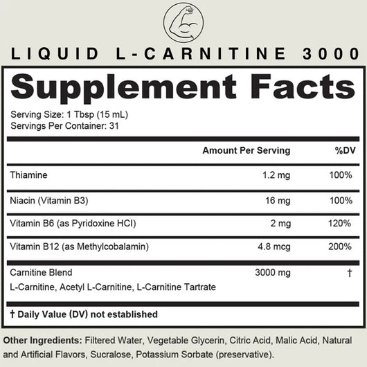 Syntropicly™ Liquid L-Carnitine 3000 MG